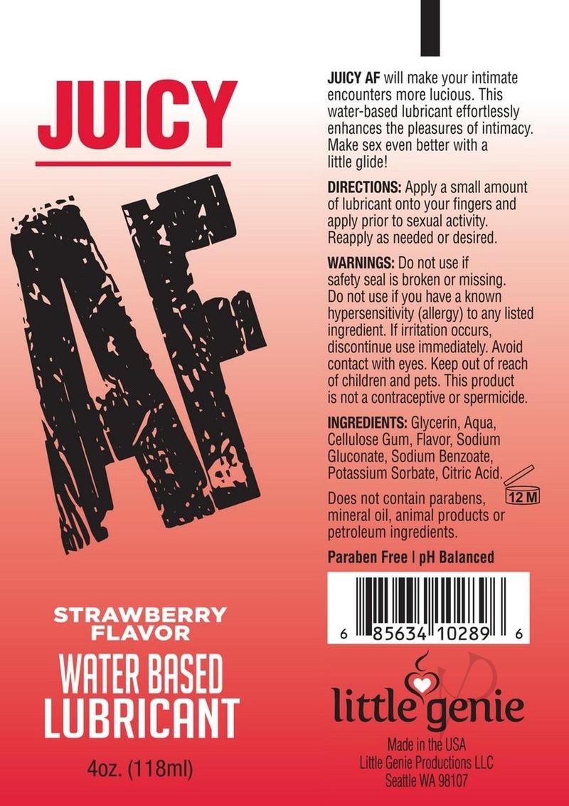 Af Lube Strawberry 2oz