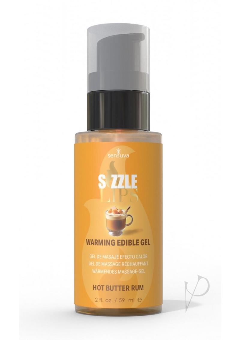 Sizzle Lips Warming Gel Butter Rum 2oz