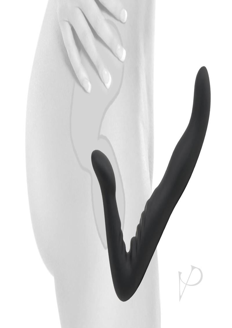 Ff Elite Strapless Strap On 8 Black