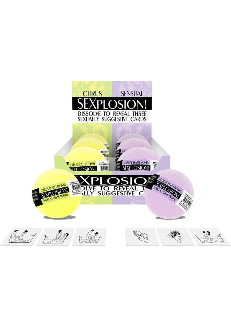 Sexplosion! Bath Bombs 6/display