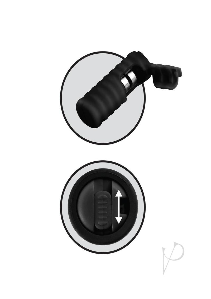 Ffle Vibe Silicone Nipple Lassos Black