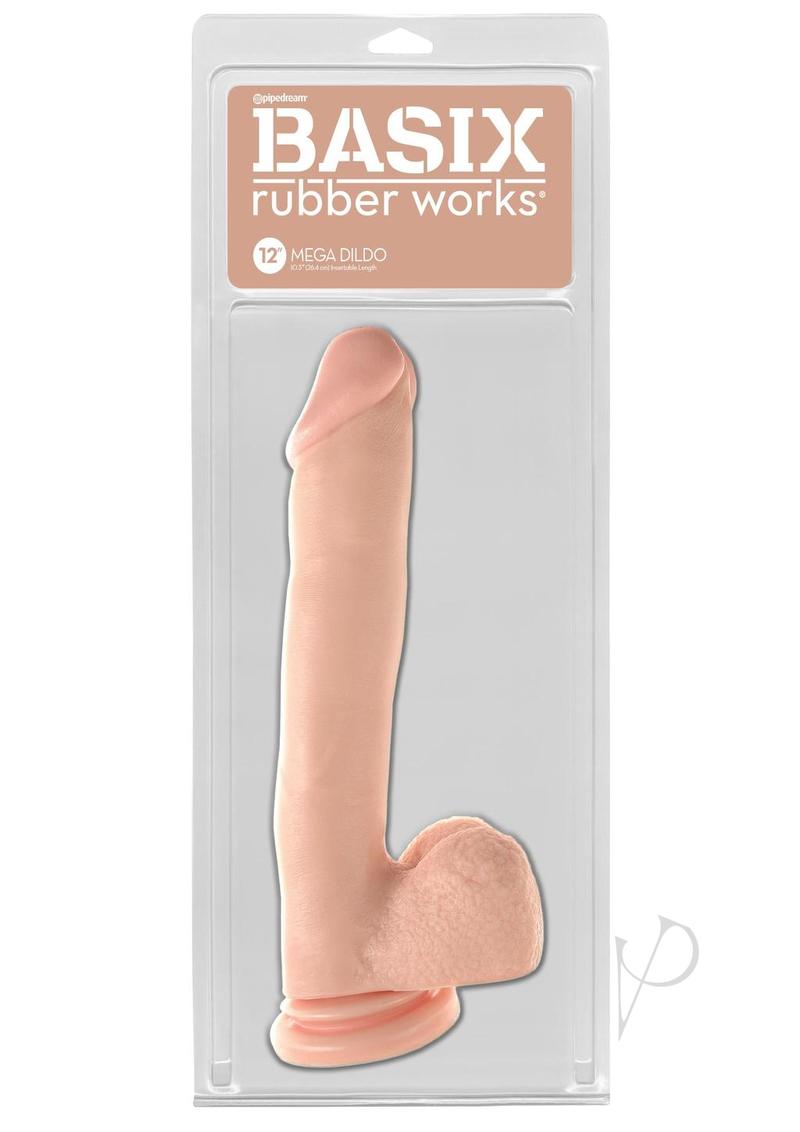 Basix 12 Mega Dildo Flesh