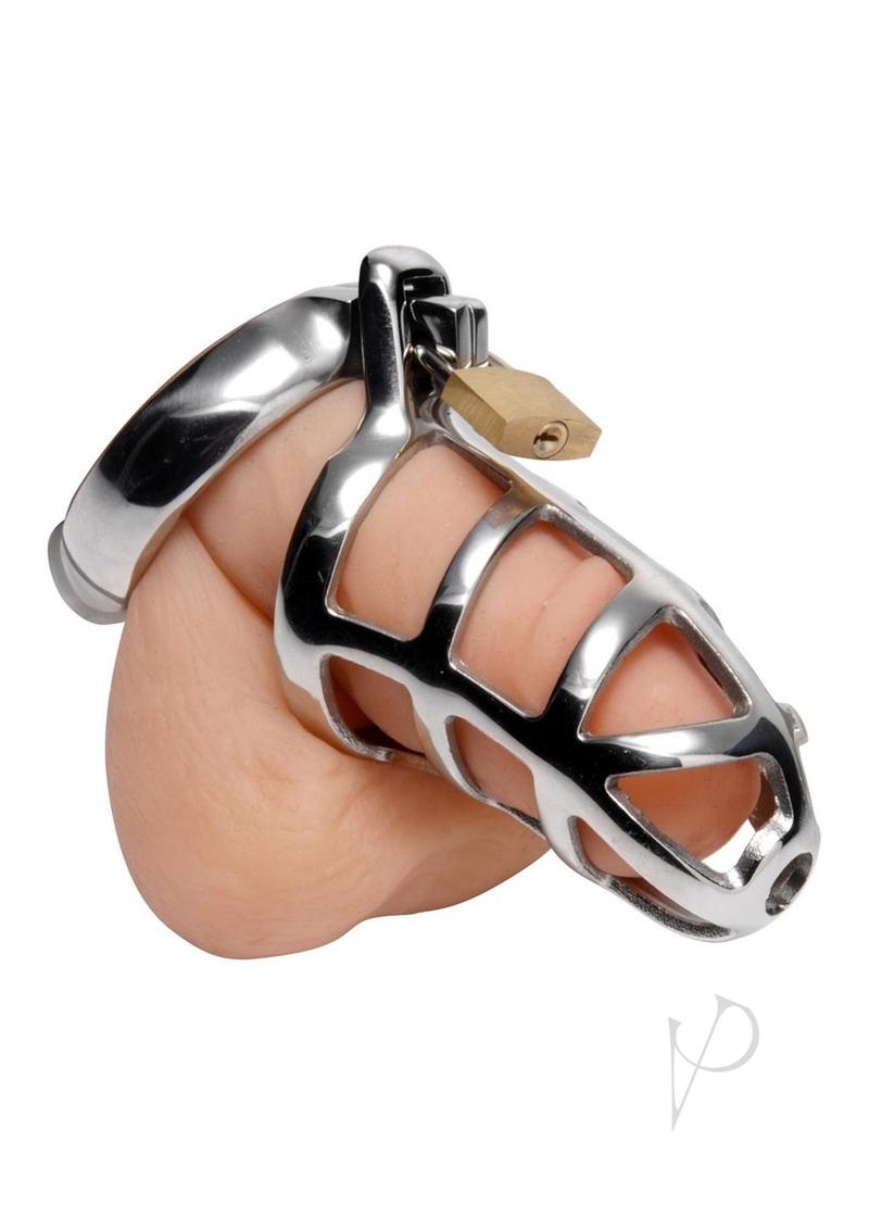 Ms Detained Stainless Chastity Cage