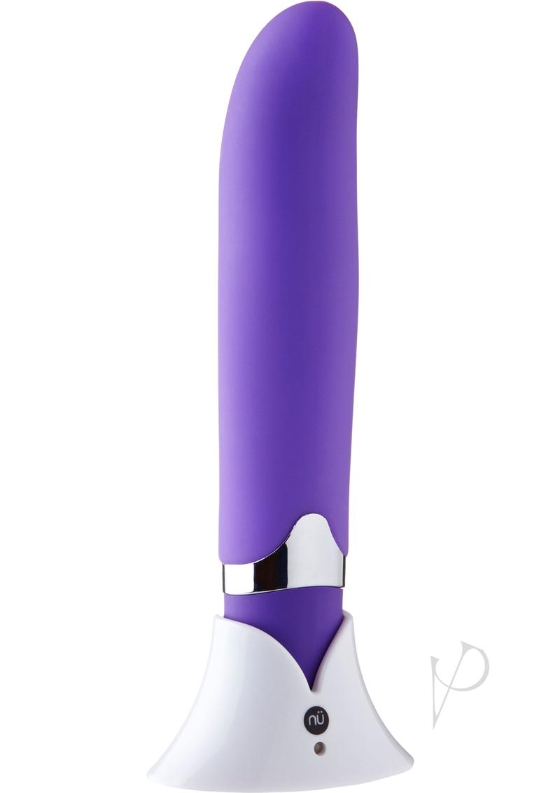Sensuelle Curve 20 Function Vibrator in Purple on a White Backdrop