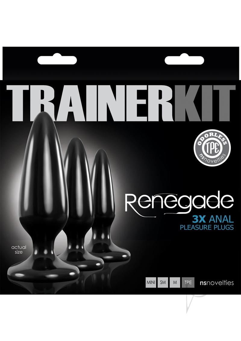 Renegade Pleasure Plug 3pc Trainer Kit