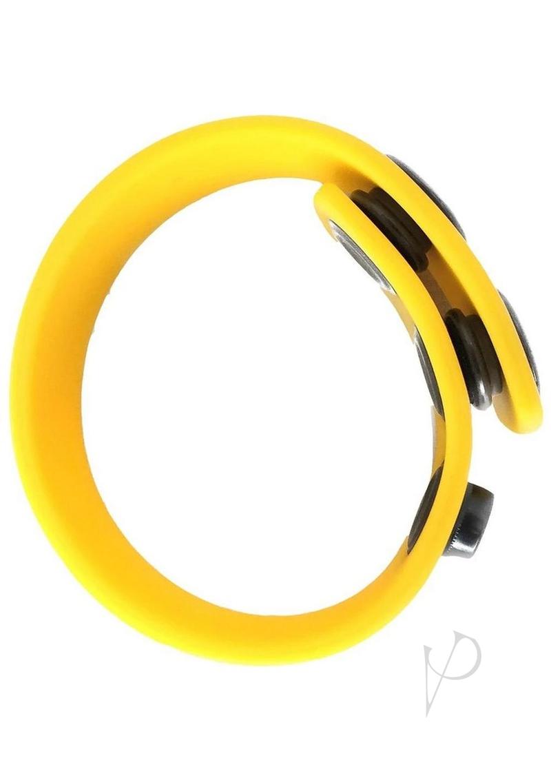Boneyard Silicone Cock Strap Yellow