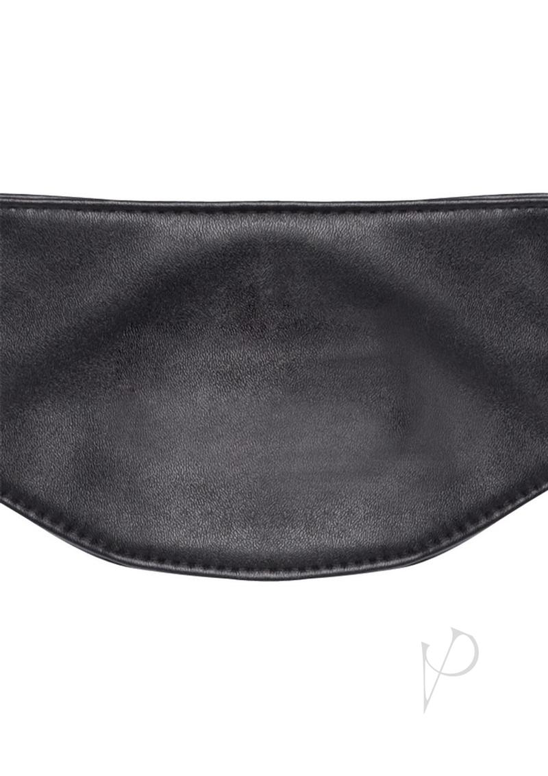 Lux F Patent Leather Strap On Black