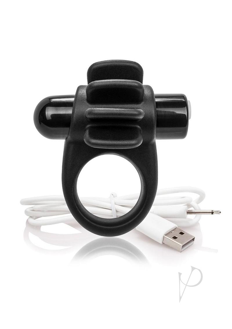 Charged Skooch Ring Black-individual