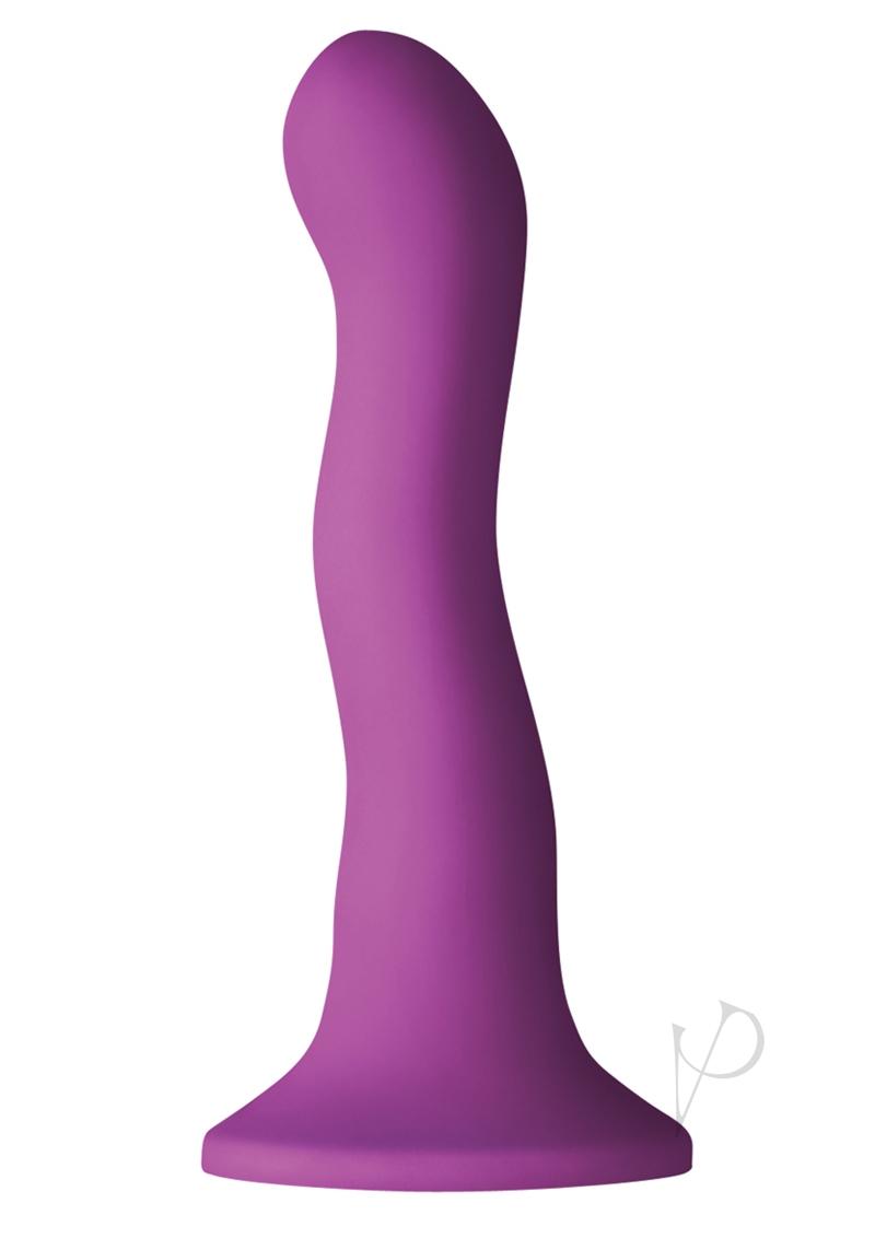 Colours Wave 6 Inch Dildo Purple