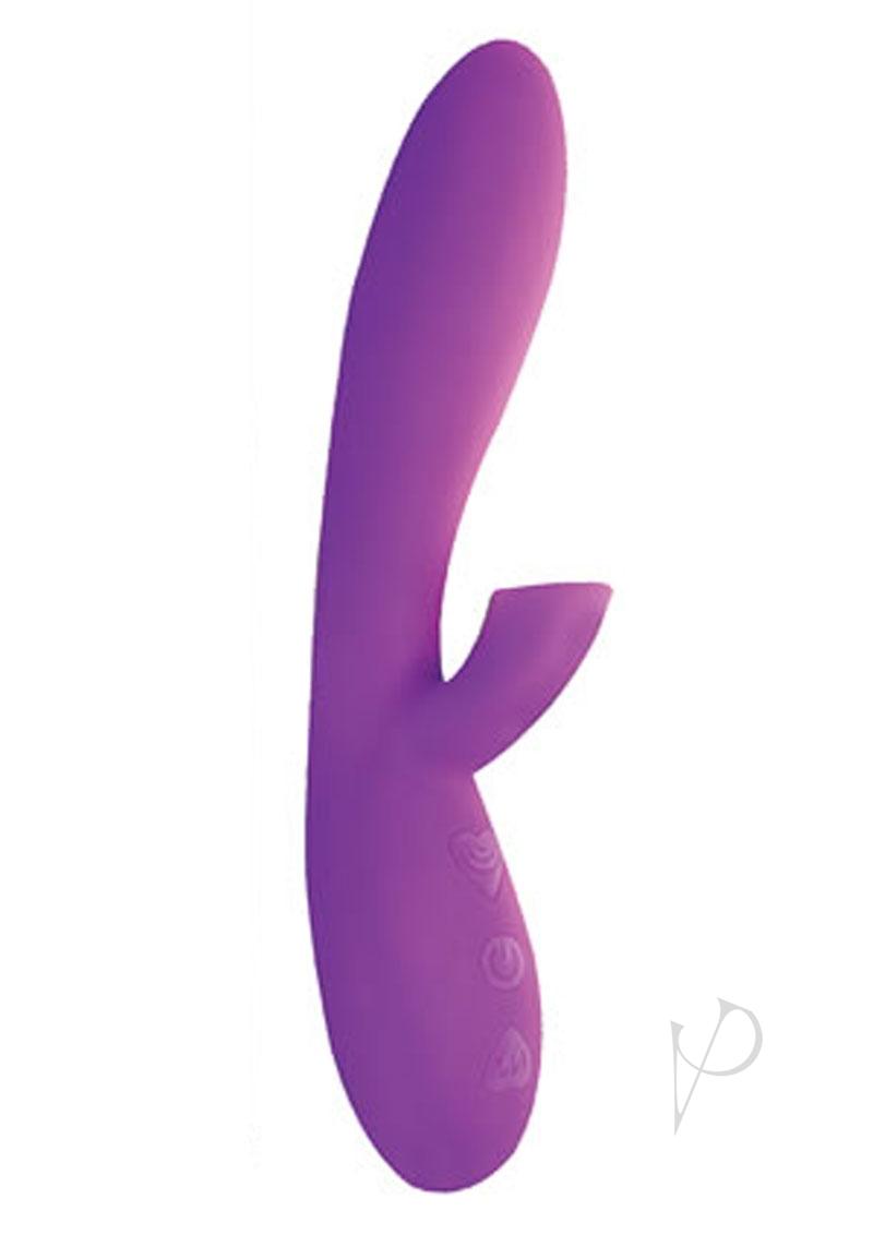 Infinitt Suction Massager One in purple, isolated on a white background