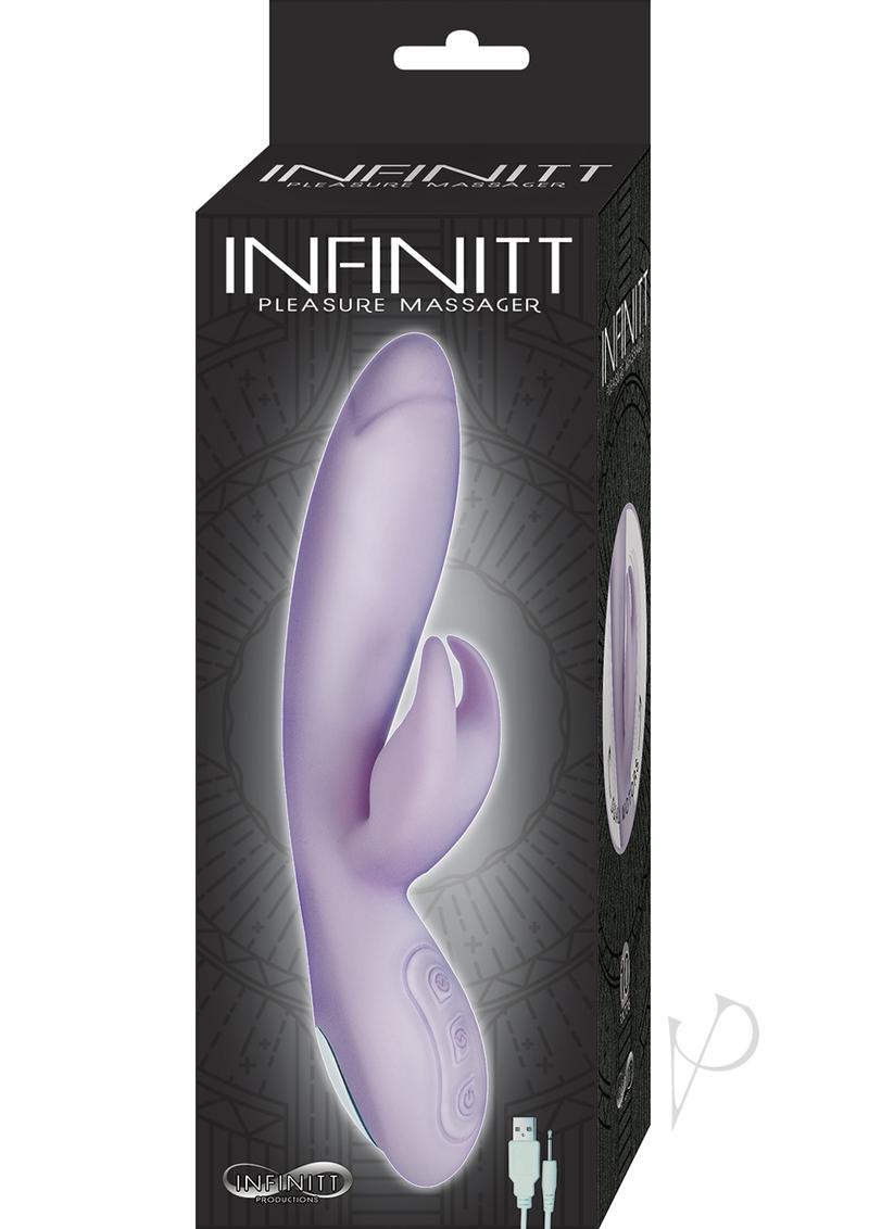 Infinitt Pleasure Massager in Lavender color packaged and ready for sale