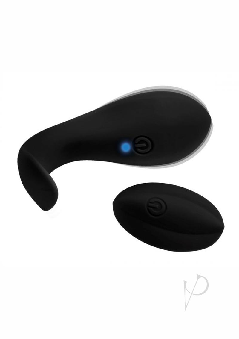 Ms Dark Pod 10x Vibrating Egg featuring illuminated blue power button