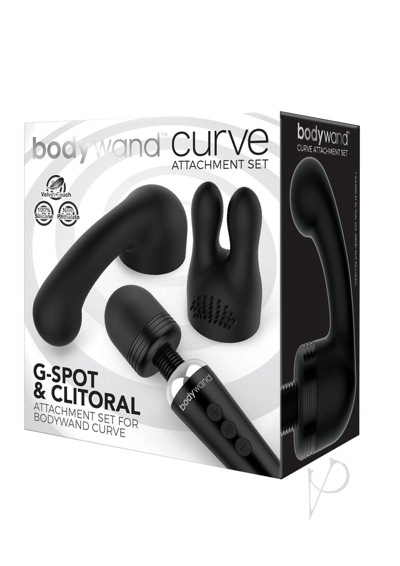 Bodywand Curve Accessory in black, suitable for G-spot and clitoral stimulation