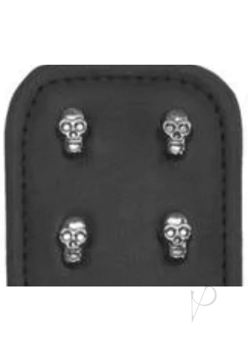 Ouch Sandb Paddle With Skulls Black