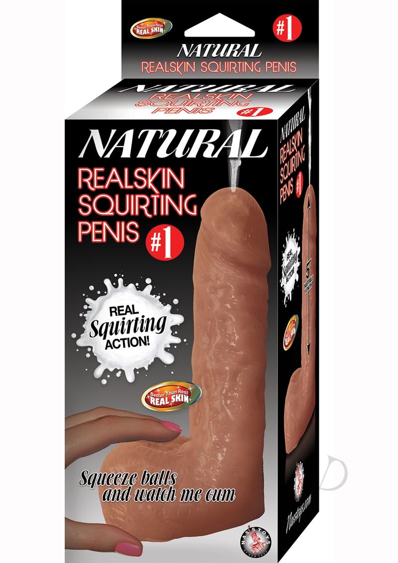 Natural Realskin Squirting Penis #1 Brn