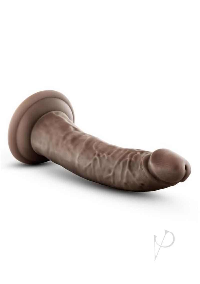 Dr Skin Cock W/suction 7 Chocolate