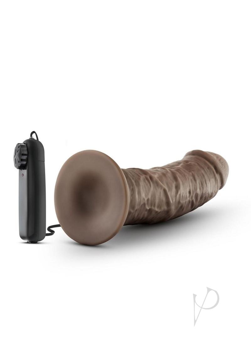 Dr Skin Dr Joe Vibe Cock W/suction Choc