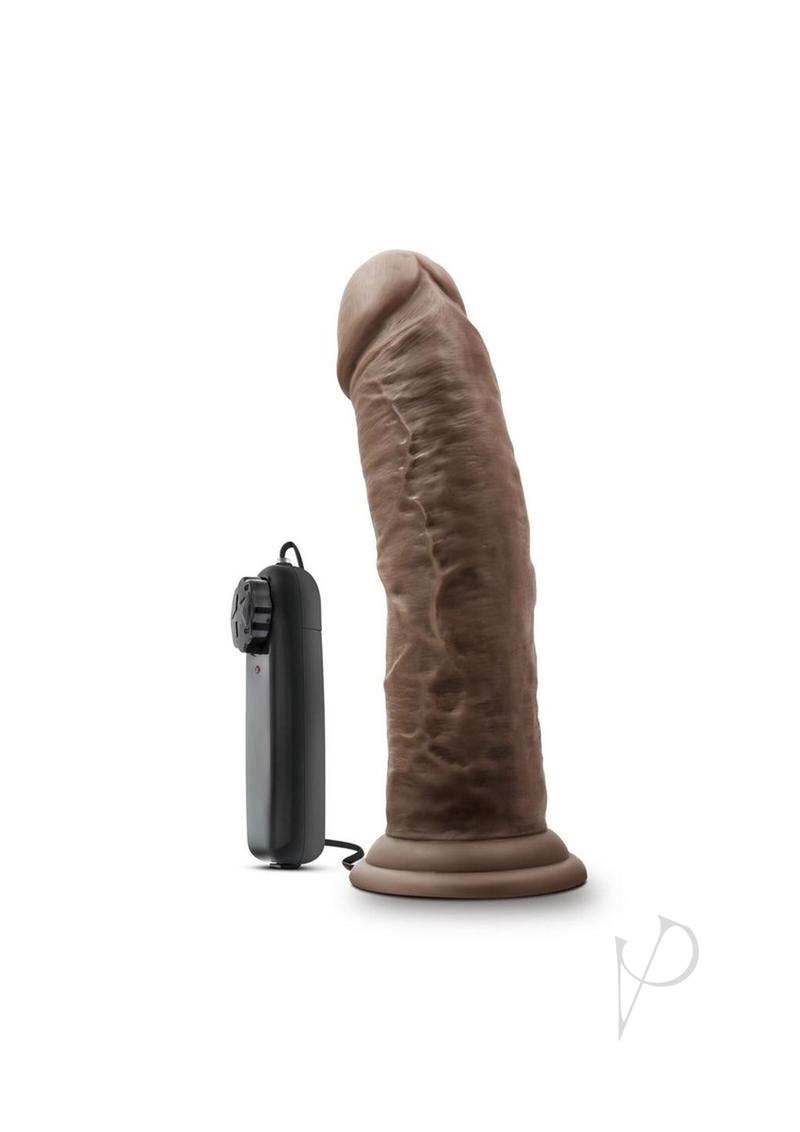 Dr Skin Dr Joe Vibe Cock W/suction Choc