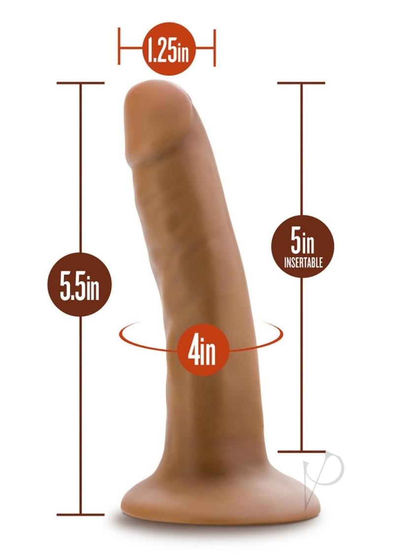Dr Skin Cock W/suction 5.5 Mocha