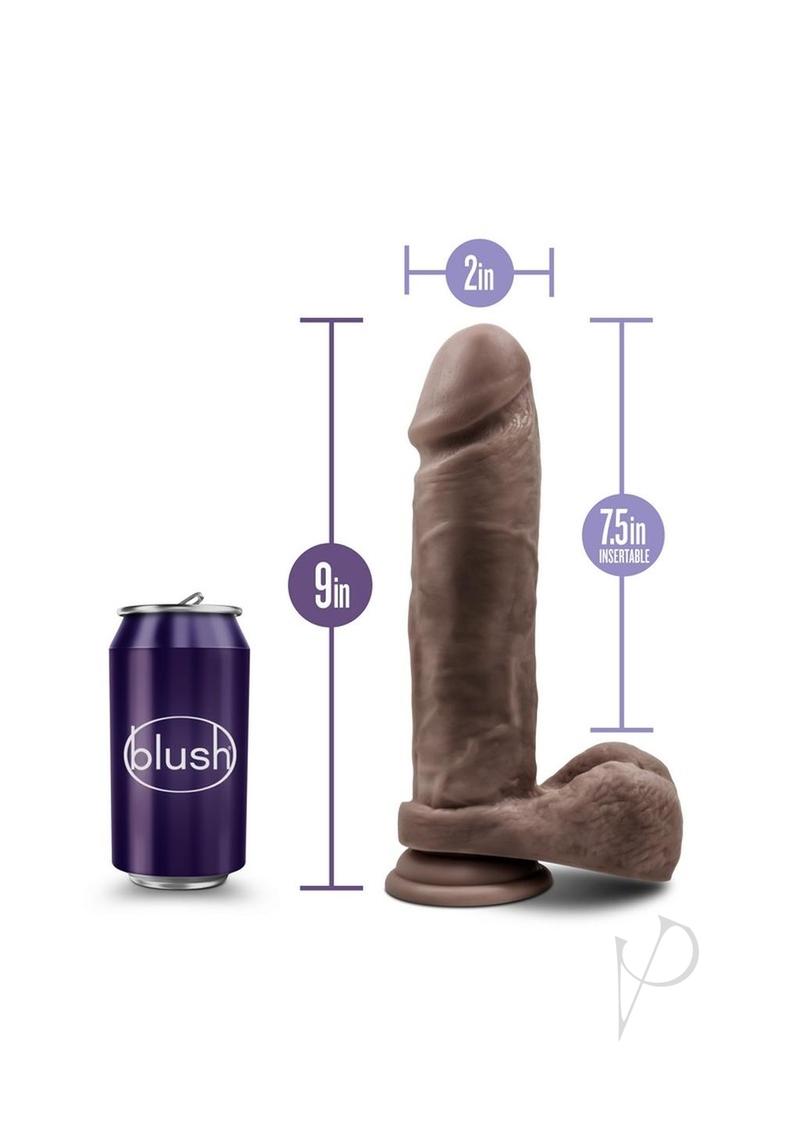Au Naturel Dildo With Suction 9 Choco