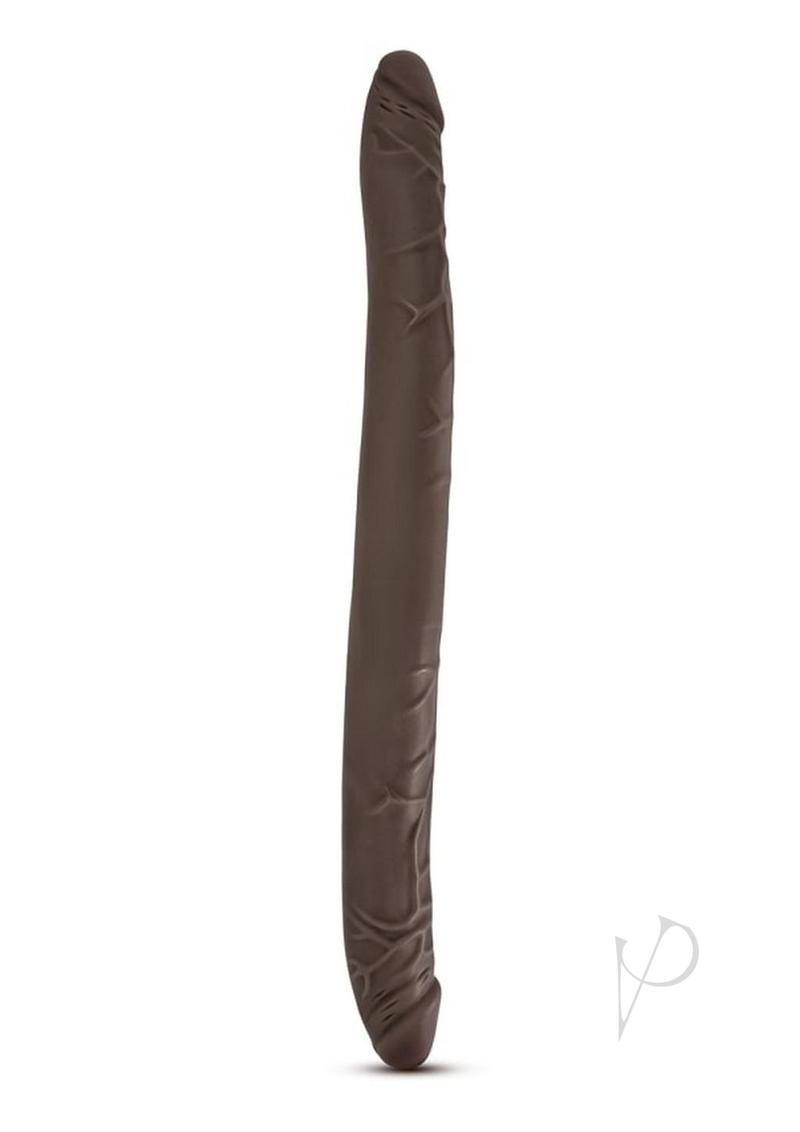 Dr Skin Double Dildo 16 Chocolate