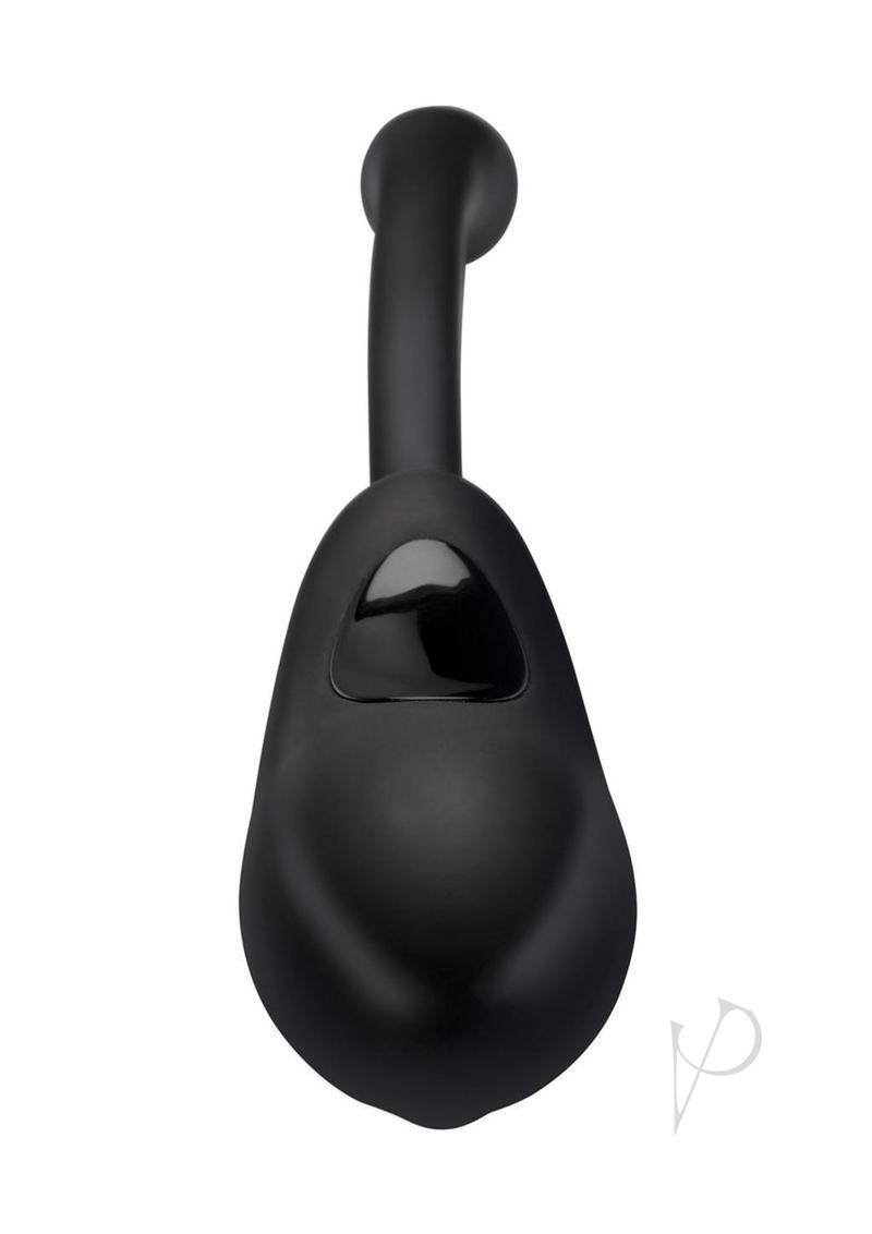 Close-up of the Under Control Vibe Pod with remote, highlighting texture and shape