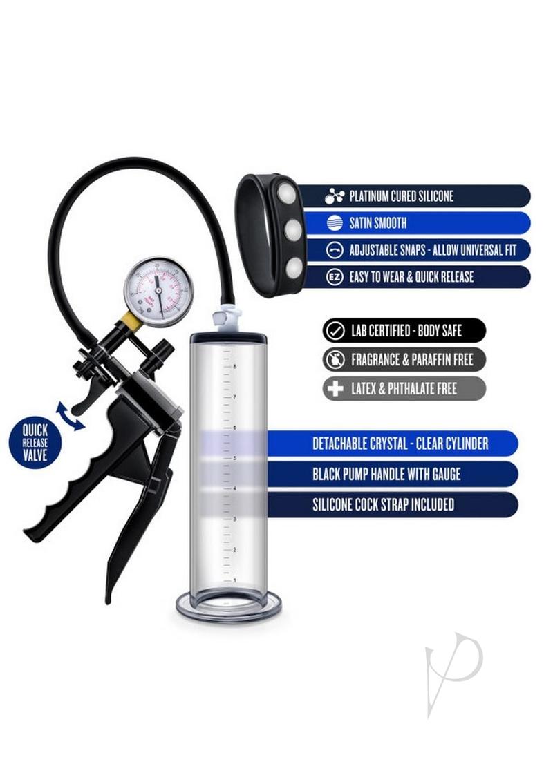 Performance Vx8 Premium Penis Pump Clear