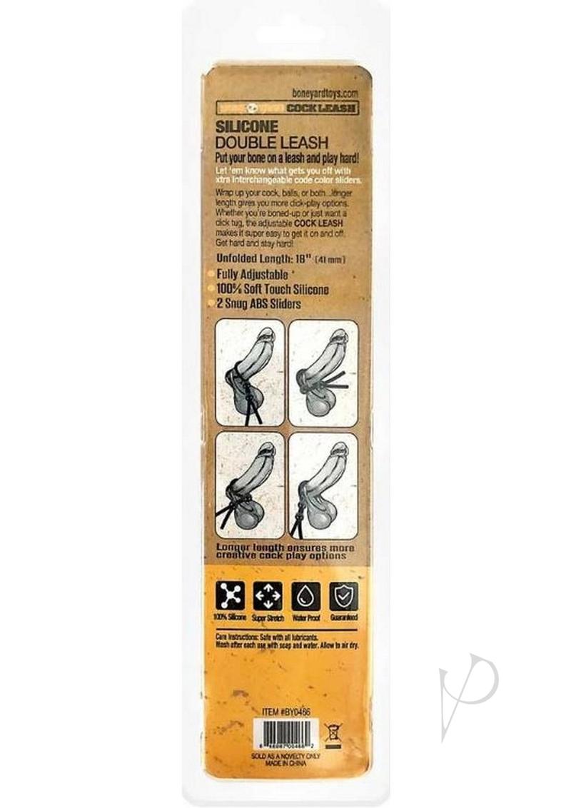 Boneyard Double Cock Leash Black