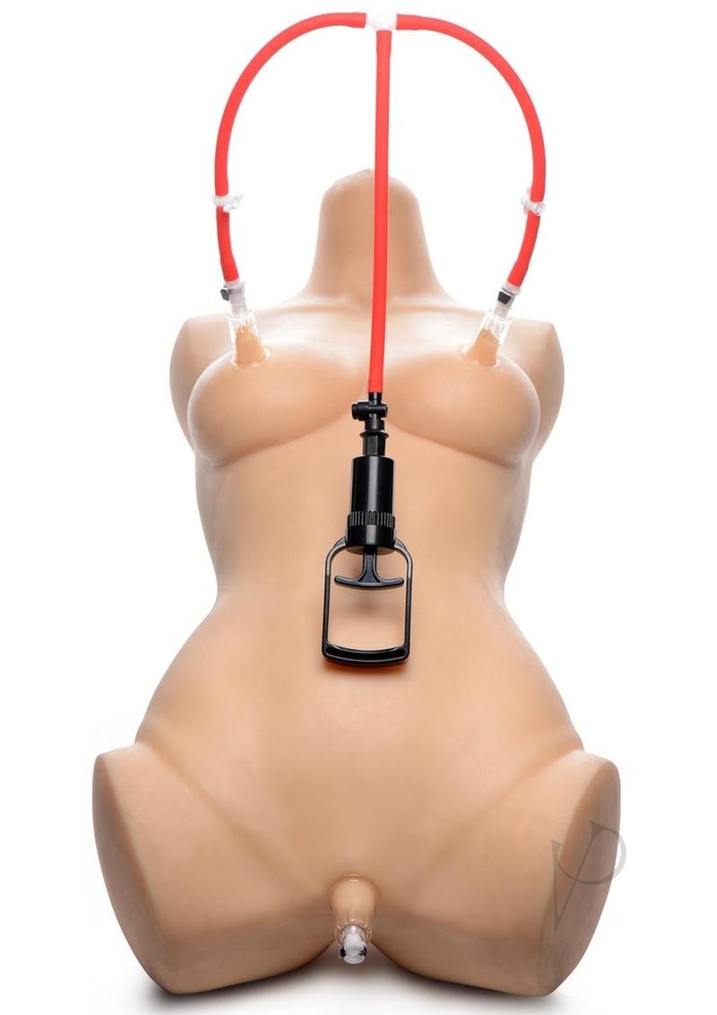 Ms 3 Way Suck Her Nipple/clit Pump