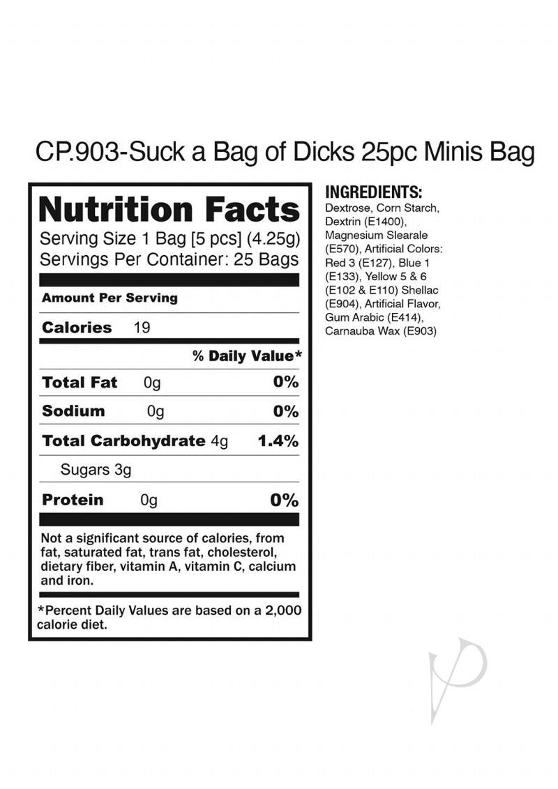Suck A Bag Of Dicks 25pc Bag