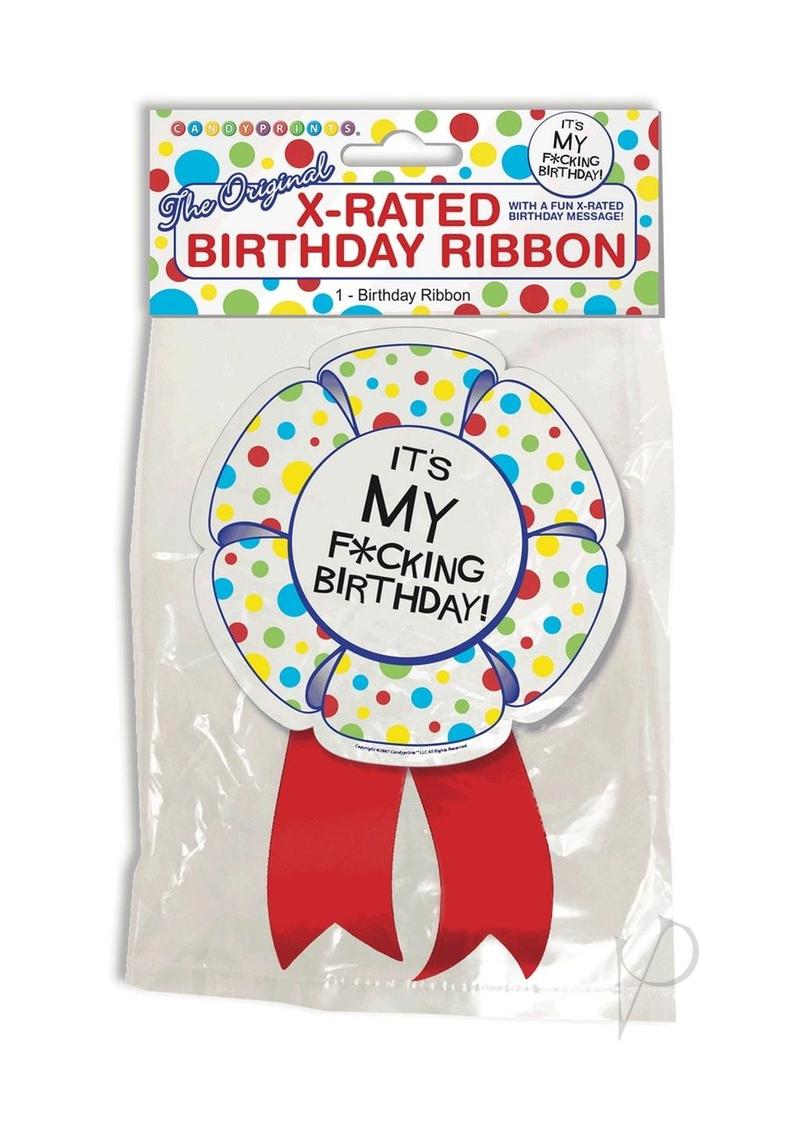 X-rated Bd Ribbon