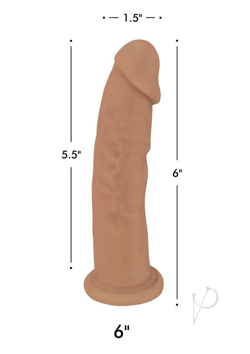 Fleshstixxx Silicone Dual Dense 6 Tan
