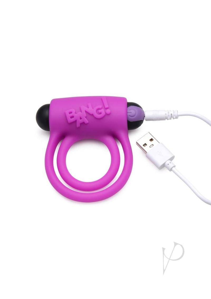 Bang C-ring and Bullet W/remote Purple