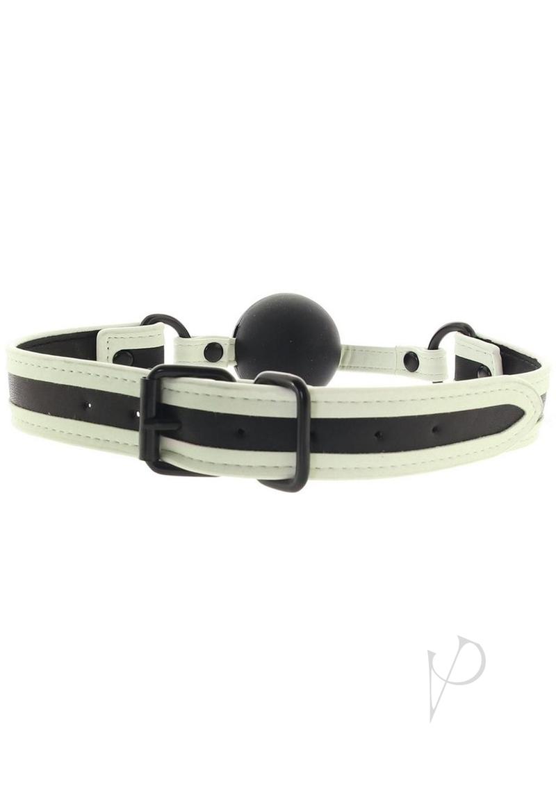 Glo Bondage Ball Gag Green