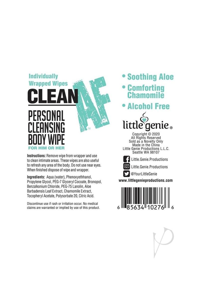 Clean Af Wipes 16/bx