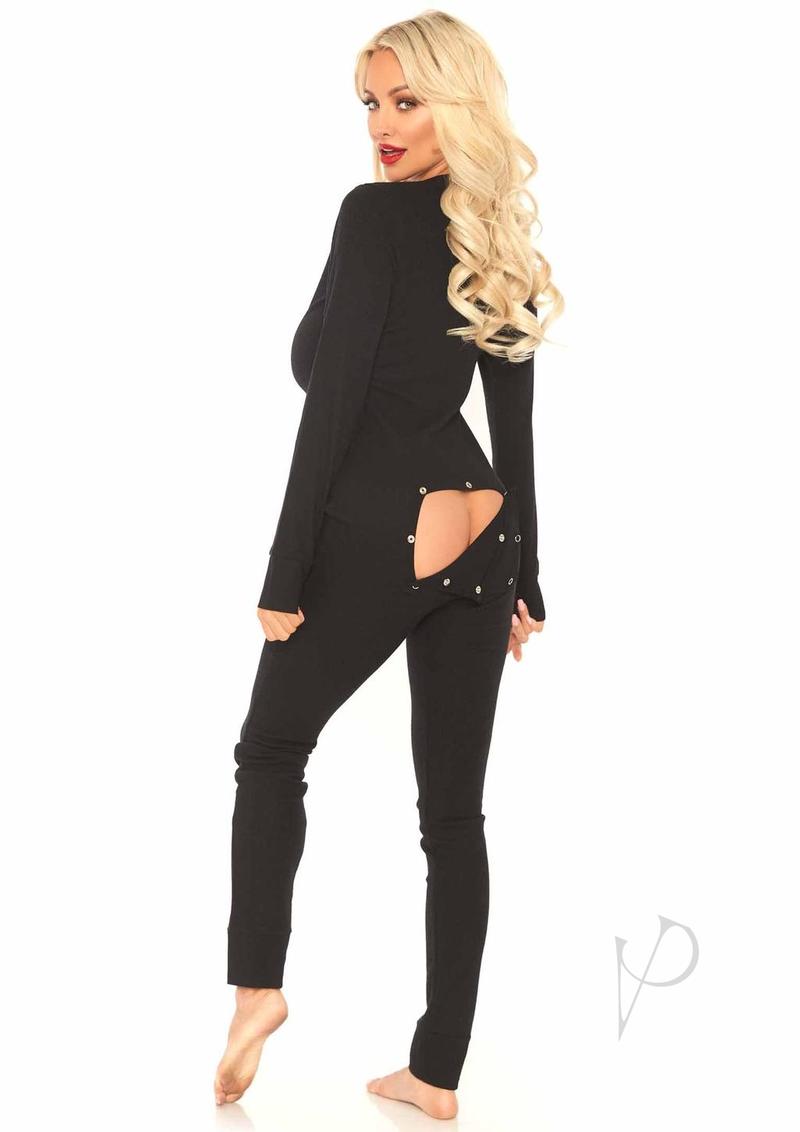 Cozybrush Long John W/flap M/l Blk(spec)