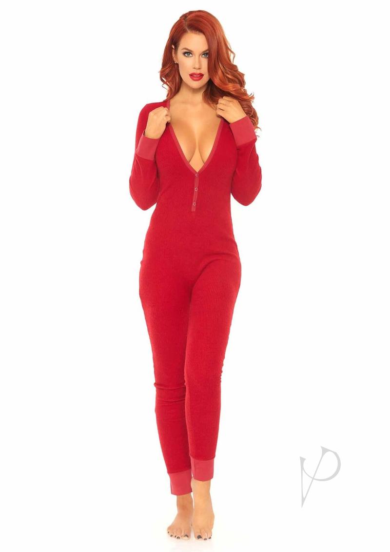 Cozybrush Long John W/flap M/l Red(spec)