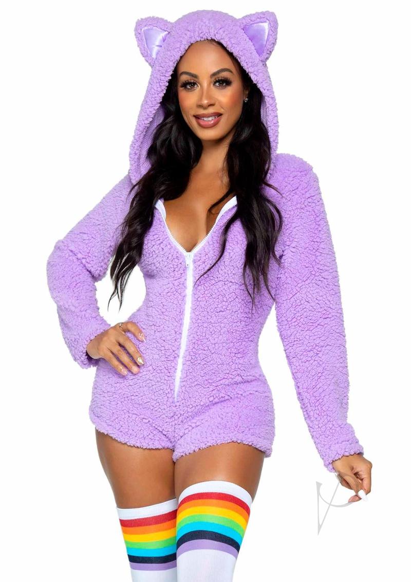Cuddle Kitty Romper Large Lavender(disc)