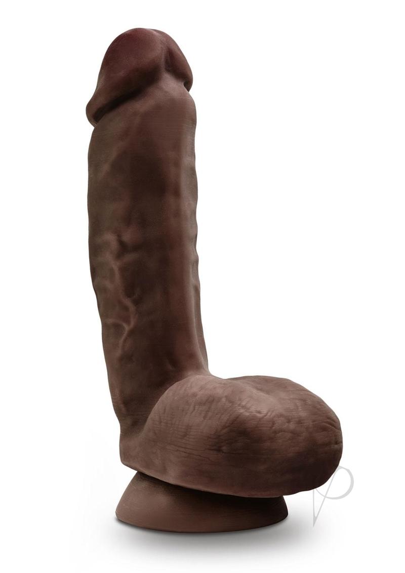 Dr Skin Glide Dildo W/balls 8.5 Chocola