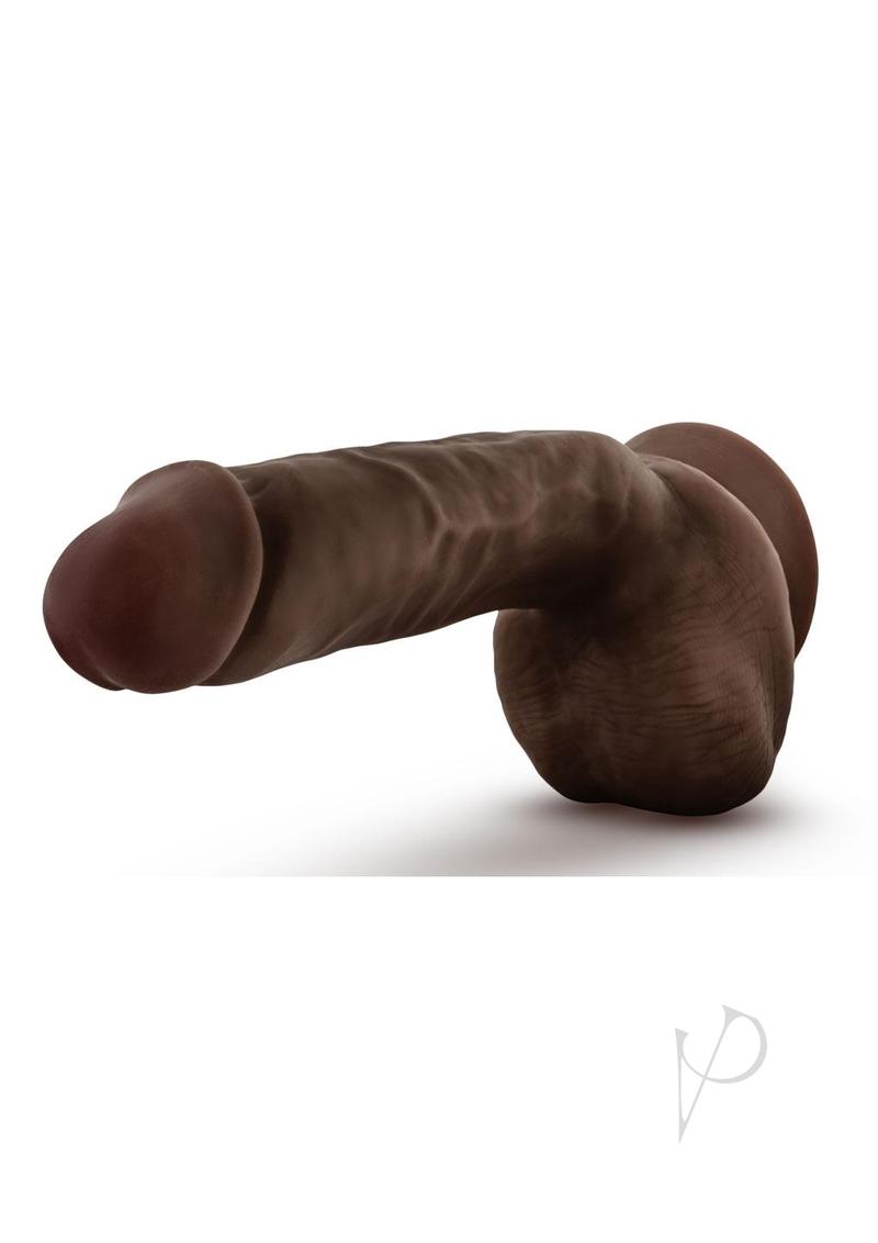 Dr Skin Glide Dildo W/balls 8.5 Chocola