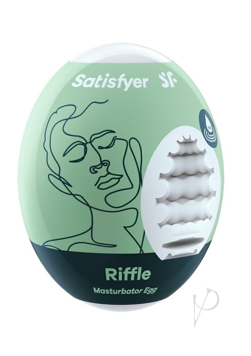 Satisfyer Masturbator Egg 3pk Riffle