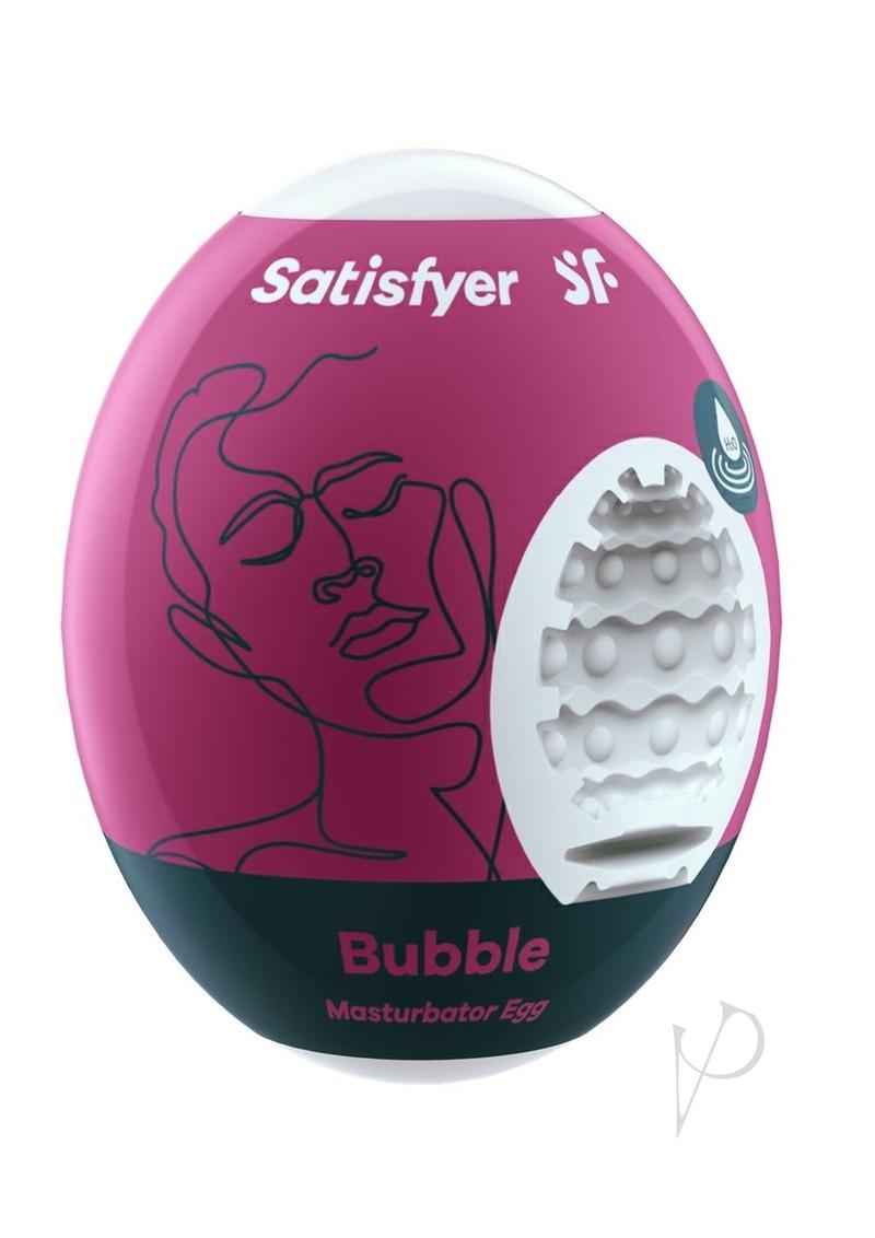 Satisfyer Masturbator Egg 3pk Bubble