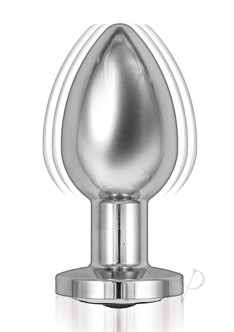 Ass-sation Remote Vibe Metal Plug Silver