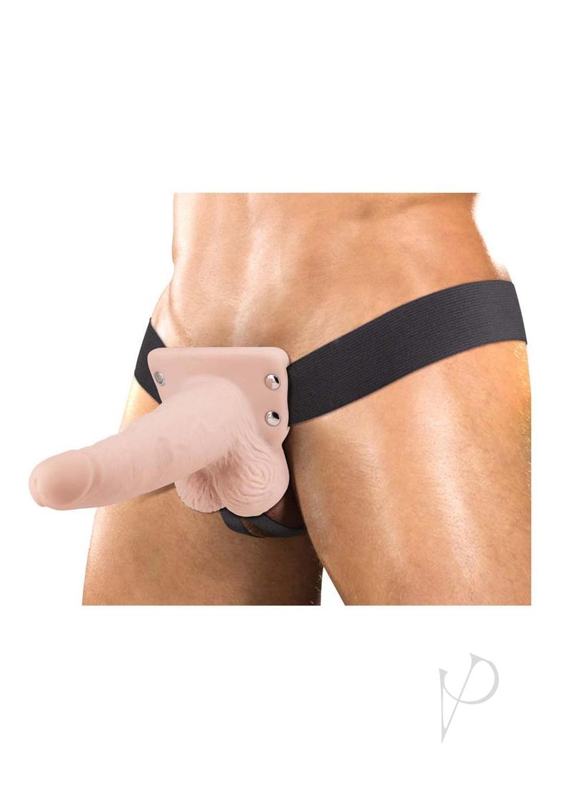 Erect Assist Hollow Vibe Strapon 6 Wht