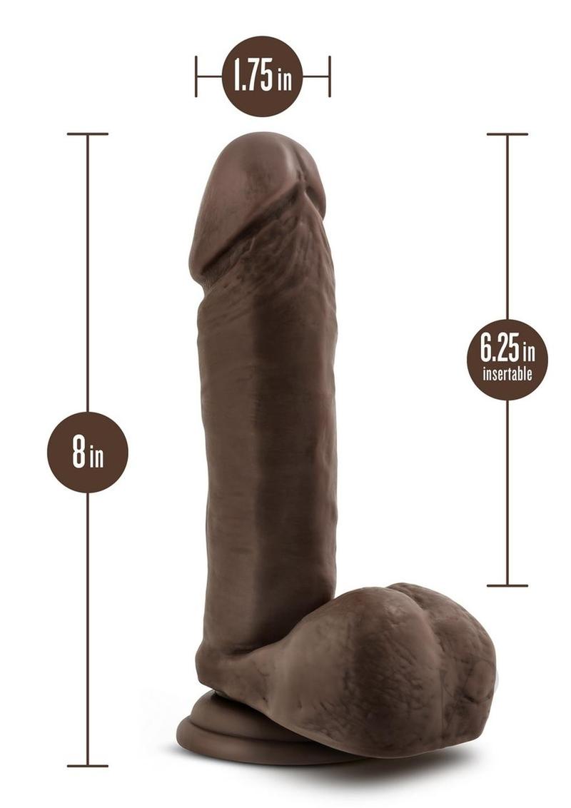 Dr Skin Plus Pose Dildo 8 Chocolate