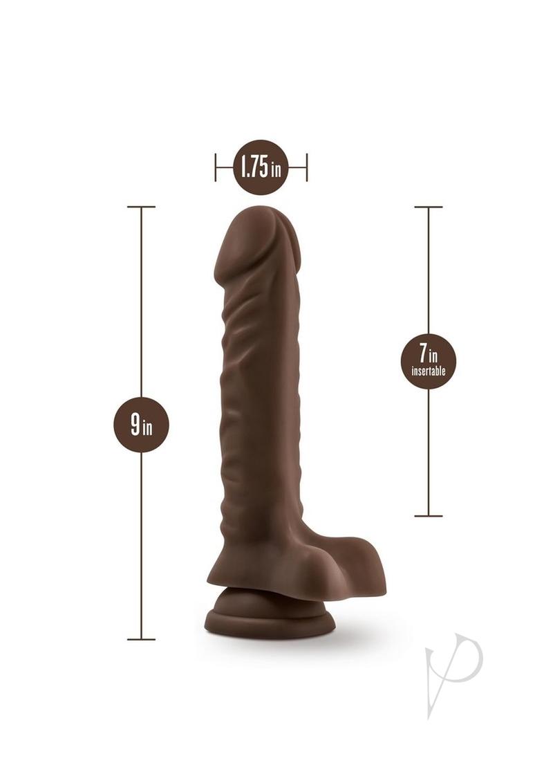 Dr Skin Plus Pose Dildo 9 Chocolate