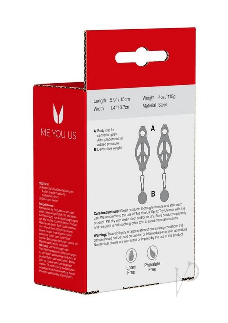 Myu Clover Nipple Clamps Silver(sale)
