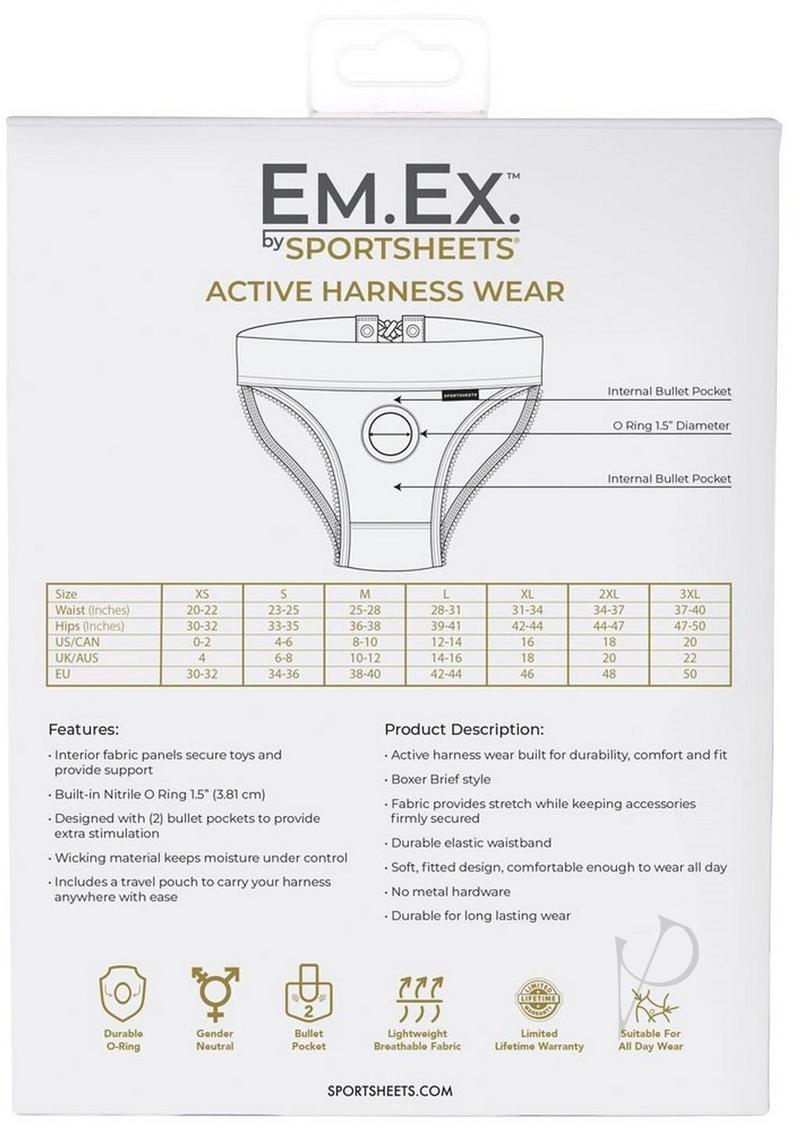 Em Ex Fit Harness Corset Large Blk(sale)