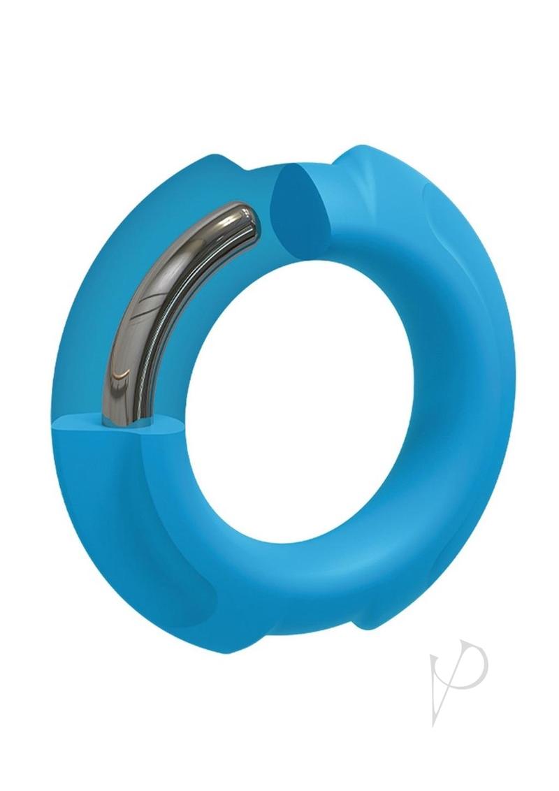 Optimale Flexisteel Cockring 35mm Blue