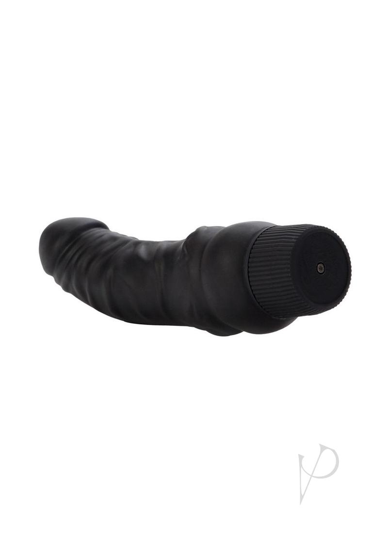 Black Velvet Veined Dong 6 1/4